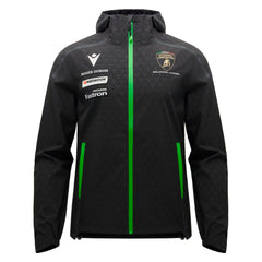 Automobili Lamborghini Squadra Corse 2026 Men's Rain Jacket - Black