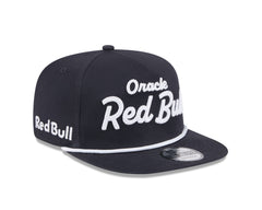 Red Bull Racing F1 New Era Golfer Team Text Hat - Navy