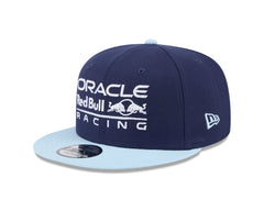 Red Bull Racing F1 New Era Kids 9fifty 2T Color Flat Brim Hat - Youth Navy/Light Blue