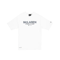 McLaren F1 x New Era Washed Logo T-Shirt - Stone/Black/White