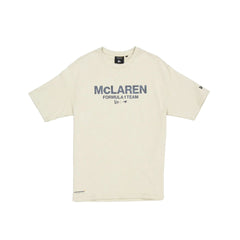 McLaren F1 x New Era Washed Logo T-Shirt - Stone/Black/White