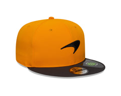 McLaren Racing F1 New Era 9Fifty Sustainable Flat Brim Hat - Papaya