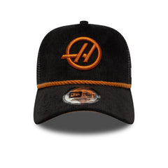 Haas Racing F1 New Era Corduroy EF Trucker Hat - Black