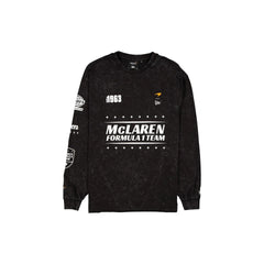 McLaren F1 x New Era Long Sleeve Racing T-Shirt - White/Black