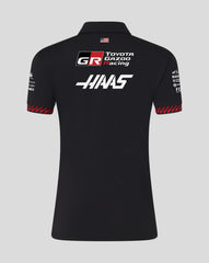 Haas Racing F1 2026 Women's Team Polo Shirt - Black