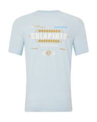 Alpine Racing F1 Franco Colapinto Relaxed Fit T-Shirt- White/Blue Ice