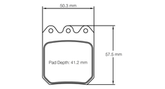 Pagid Race Pad Set 6812Usa RSTx Wilwood