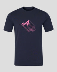 Alpine Racing F1 'A' Graphic Relaxed Fit T-Shirt - Navy