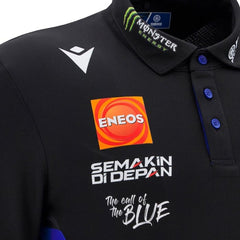 Monster Energy Yamaha 2025 Men's Team Replica Polo Shirt - Black