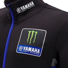 Monster Energy Yamaha 2025 Men's Team Replica Full Zip Sweatshirt - Black