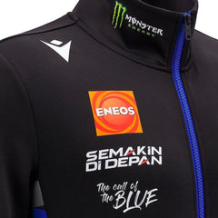 Monster Energy Yamaha 2025 Men's Team Replica Full Zip Sweatshirt - Black