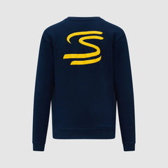Ayrton Senna Crew Sweater - Blue