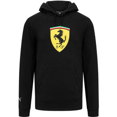 Scuderia Ferrari F1 Men's Puma Shield Hoodie-Black/Red