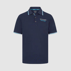 Williams Racing F1 Men's Small Logo Polo Shirt - Navy