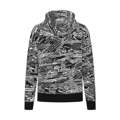 Porsche Motorsport AOP Statement Oversized Hoodie  - Black