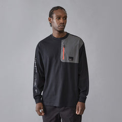Porsche Motorsport Men's Utility Long Sleeve T-Shirt - Black