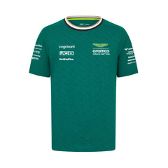 Aston Martin F1 Kids Lance Stroll Team T-Shirt - Youth Green