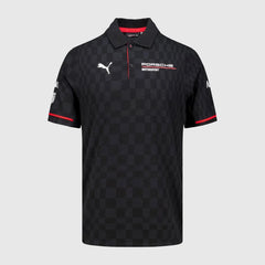 Porsche Motorsport Men's Team Polo Shirt - Black