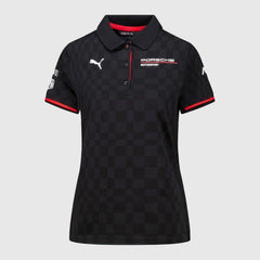 Porsche Motorsport Women's Team Polo Shirt - Black