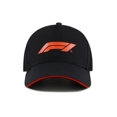 Formula 1 Tech Collection F1 Small Logo Baseball Hat- Black