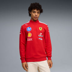 Scuderia Ferrari F1 2026 Team 1/2 Zip Sweater - Puma Red