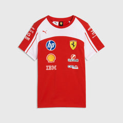 Scuderia Ferrari F1 2026 Kids Team T-Shirt - Youth Puma Red