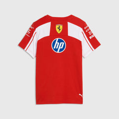 Scuderia Ferrari F1 2026 Kids Team T-Shirt - Youth Puma Red