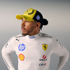 Scuderia Ferrari F1 2026 Lewis Hamilton Special Edition Silverstone GP Hat - Speed Yellow