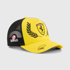 Scuderia Ferrari F1 2026 Lewis Hamilton Special Edition Silverstone GP Hat - Speed Yellow