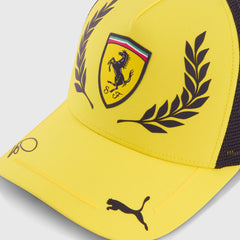 Scuderia Ferrari F1 2026 Lewis Hamilton Special Edition Silverstone GP Hat - Speed Yellow