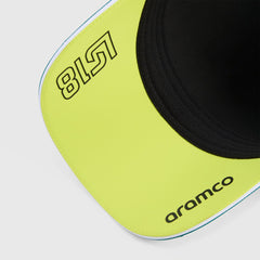 Aston Martin F1 2026 Lance Stroll Team Trucker Hat - Puma Black/Green Lux