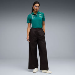 Aston Martin F1 2026 Women's Team Polo Shirt - Green Lux