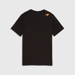 McLaren F1 Kids Core Large Logo T-Shirt - Youth Papaya/Puma Black