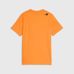McLaren F1 Kids Core Large Logo T-Shirt - Youth Papaya/Puma Black