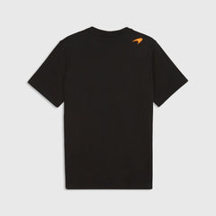 McLaren F1 Essentials Large Logo T-Shirt - Puma Black/Papaya