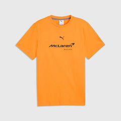 McLaren F1 Essentials Large Logo T-Shirt - Puma Black/Papaya