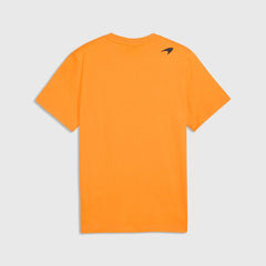 McLaren F1 Essentials Large Logo T-Shirt - Puma Black/Papaya