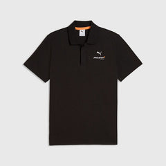 McLaren F1 Core Essential Small Logo Polo - Puma Black/Papaya/Seafoam