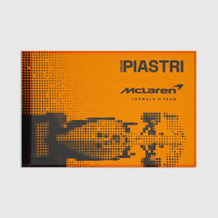 McLaren F1 Oscar Piastri Flag - Papaya/Black