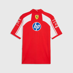 Scuderia Ferrari F1 2026 Team Authentic Polo Shirt - Puma Red in Gift Box