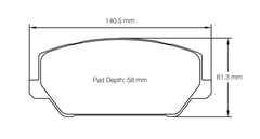 Pagid Race Pad Set 7034 RSL2 Hyundai I30 N & Veloster N