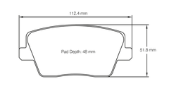 Pagid Race Pad Set 7035 RSL2 Hyundai I30 N & Veloster N