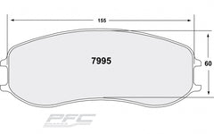 PFC Carbon Metallic Brake Pad 7995.xx.22.44