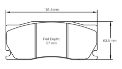 Pagid Street+ Brake Pads 8007