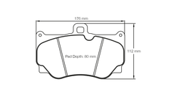 Pagid Street+ Brake Pads 8011