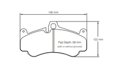 Pagid Street+ Brake Pads 8015