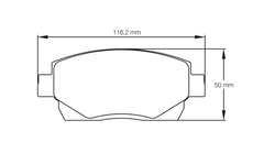 Pagid Race Pad Set 8029 29 Toyota Yaris Cup