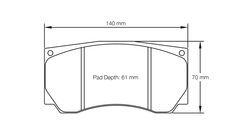 Pagid Race Pad Set 8033 29 Brembo