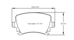 Pagid Street+ Brake Pads 8046