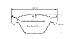Pagid Race Pad Set 8053 29 BMW E90/92 M3 & 335 Front